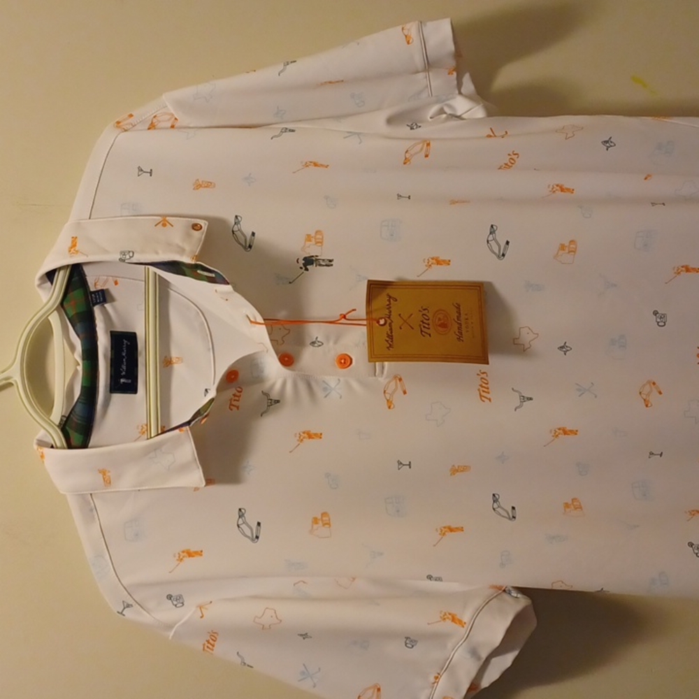 NWT William Murray Golf Polo Shirt novelty
